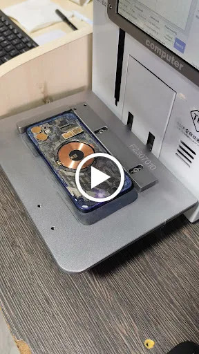 iPhone 12 Arka Kapak Lazer işlemi